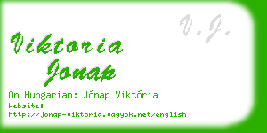 viktoria jonap business card
