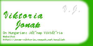 viktoria jonap business card